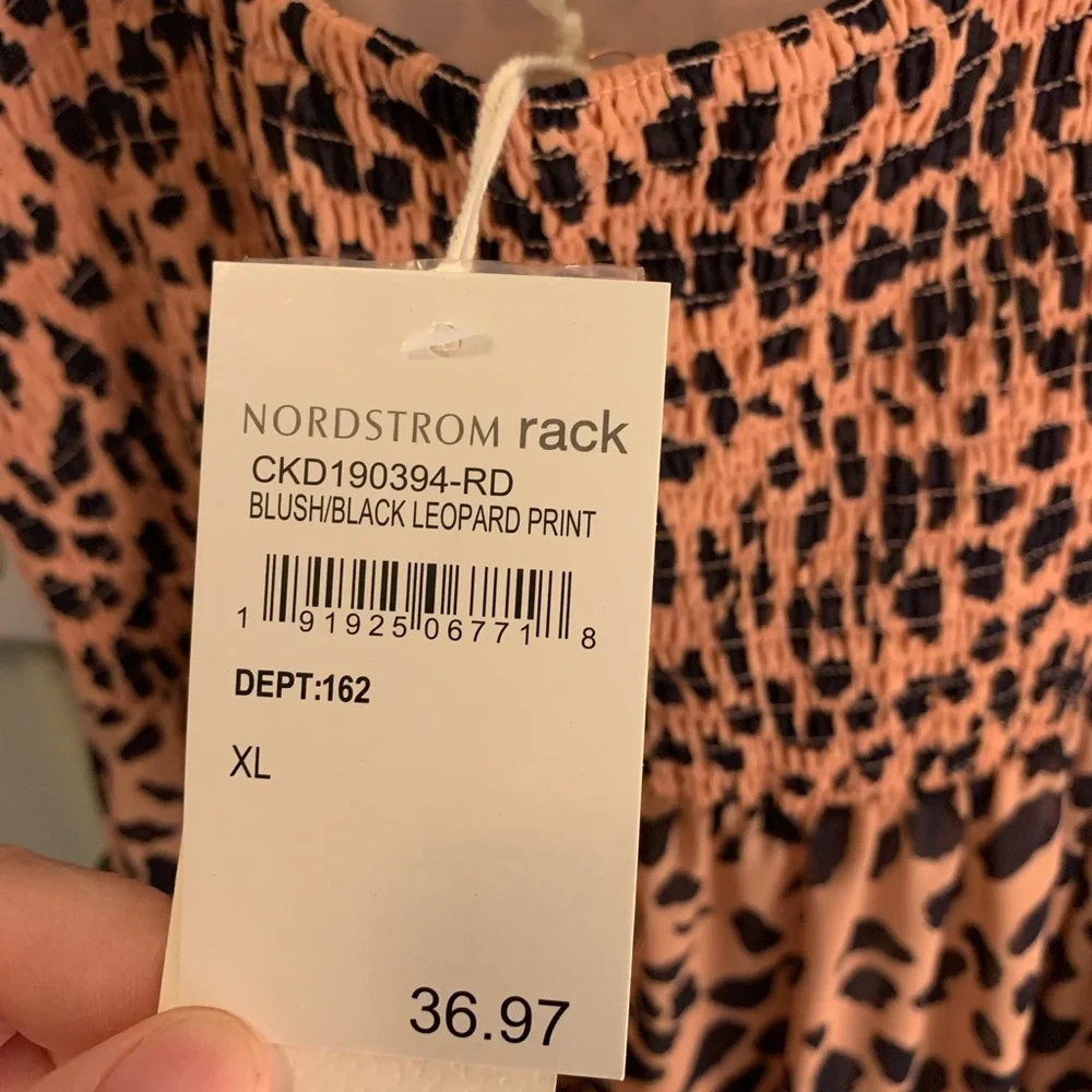 Blush leopard tiered maxi dress - Picture 5 of 7